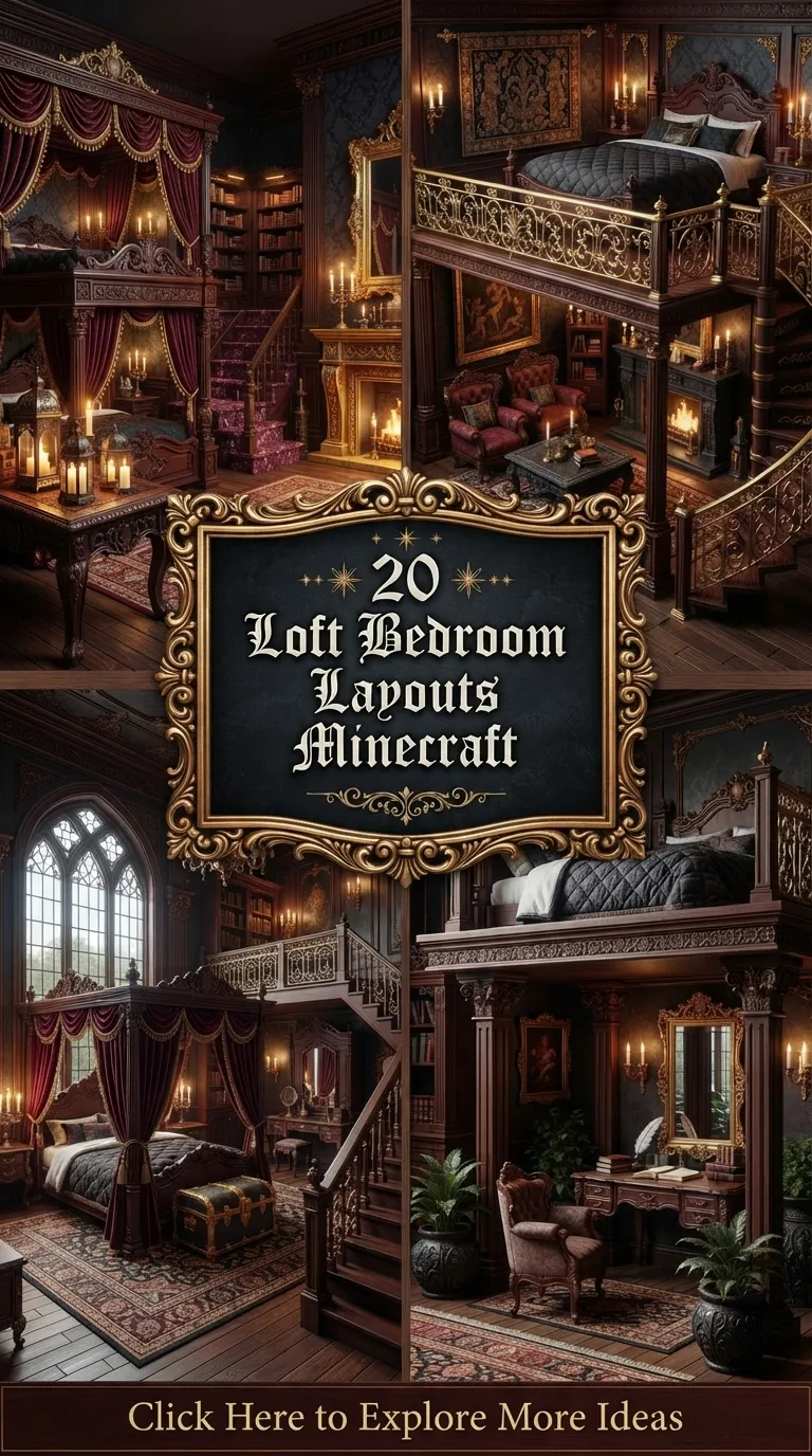 20 Loft Bedroom Layouts Minecraft