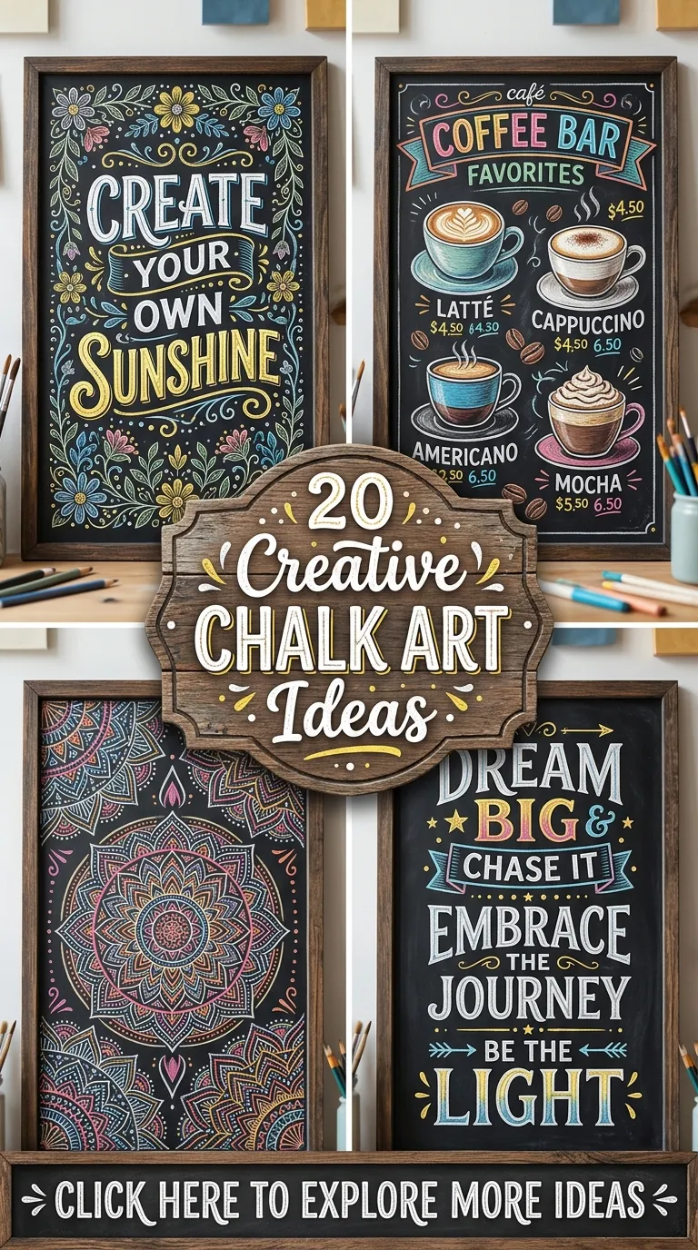 20 Inspiring Chalk Art Ideas