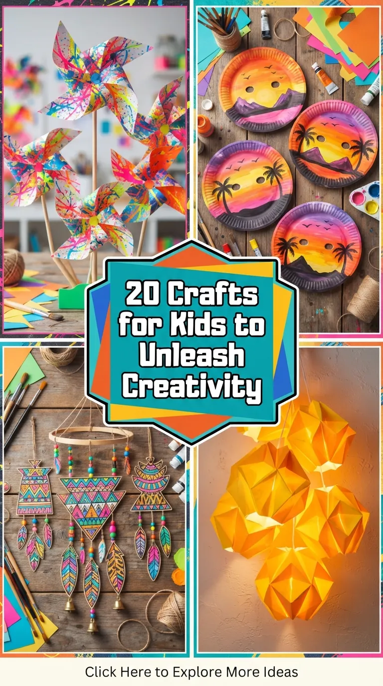 20 Crafts for Kids to Unleash Creativity